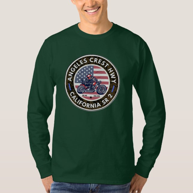 Angeles Wappen Highlights Staat T-Shirt (Vorderseite)