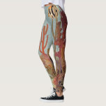 Angelfische auf Korallen, Vintage tropische Fische Leggings<br><div class="desc">Viel Spaß mit der Bewegung in diesen lang gestreckten, komfortablen Leggings! Oder einfach nur stilvoll ausgehen und nach einem langen Tag entspannen. Niedliche Stretchhosen im Alltag. Vintage Darstellung der tropischen Meerengel Fische in einem Korallenriff schwimmen. Setzen Sie Ihre Tauchausrüstung an, schwimmen Sie mit dem Fisch und reisen Sie unter Wasser...</div>