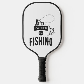 Angelfischer Spaß Sprichwort Pickleball Schläger