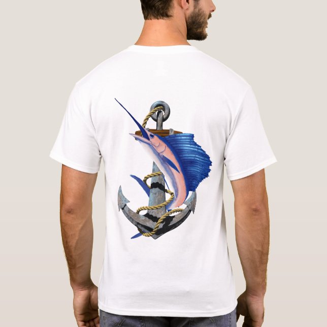 Angelfischfang T-Shirt (Rückseite)