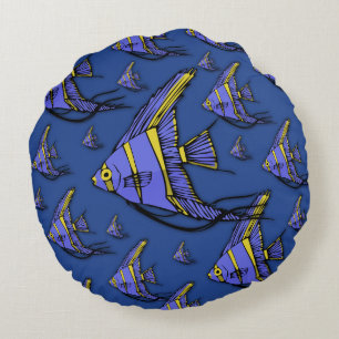 Angelfish #2 rundes kissen
