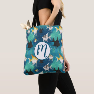 Angelfish Aquarium Pattern Tasche