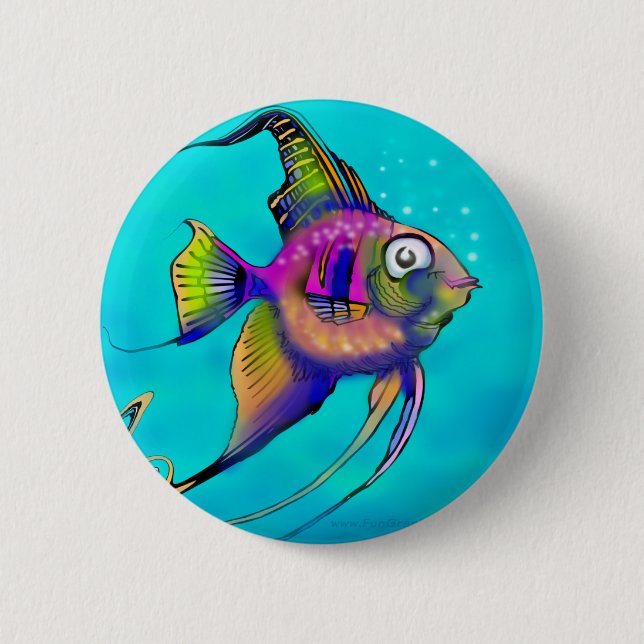 Angelfish Button (Vorderseite)