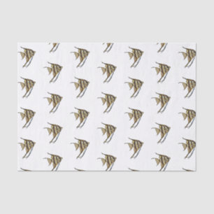 Angelfish Cartoon Illustration Seidenpapier