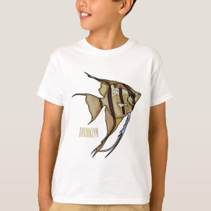 Angelfish Cartoon Illustration T-Shirt