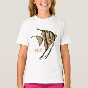 Angelfish Cartoon Illustration T-Shirt