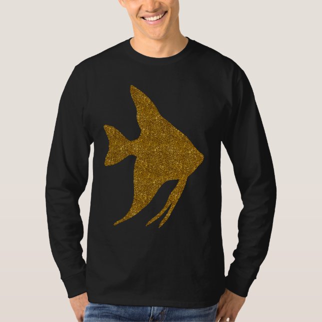 Angelfish  For Women Girl Pet Monkfish Freshwater T-Shirt (Vorderseite)