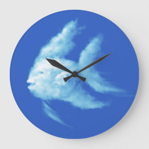 Angelfish Große Wanduhr