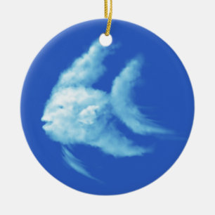 Angelfish Keramik Ornament