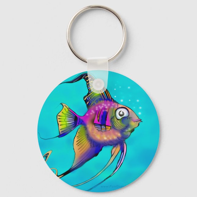 Angelfish Schlüsselanhänger (Vorderseite)