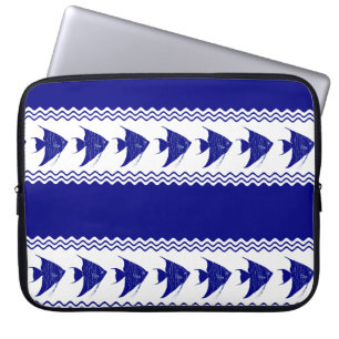 Angelfish Streifen Laptopschutzhülle