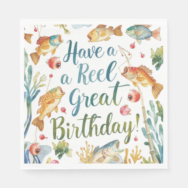 Angelfreunde Hochgeburtsmotive Aquarell Serviette (Vorderseite)