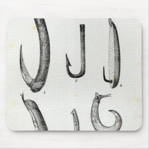 Angelhaken von prähistorischem und von Uncivilise Mousepad