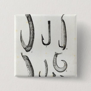 Angelhaken von prähistorischem und von Uncivilised Button