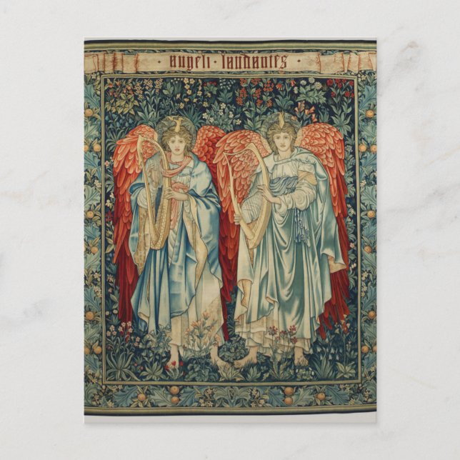 Angeli Laudantes par Sir Edward Burne-Jones Carte  (Devant)