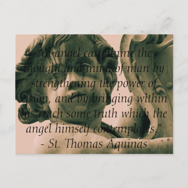 Angelic Angel Quotes - Angel Quotation Postkarte (Vorderseite)
