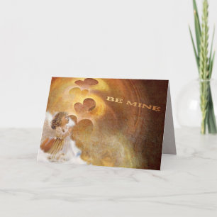 Angelic Be Mine Valentine's Day Card Feiertagskarte