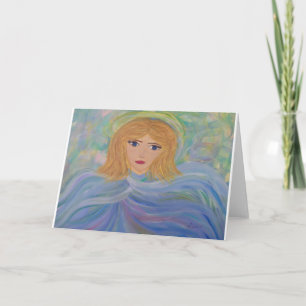 Angelic Blank Greeting Card Karte