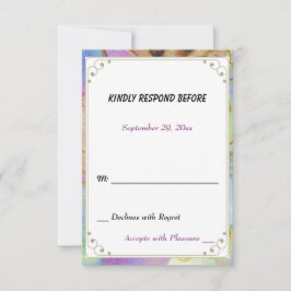 ANGELIC CHRISTMAS PARTY UAWG REAKTION RSVP KARTE