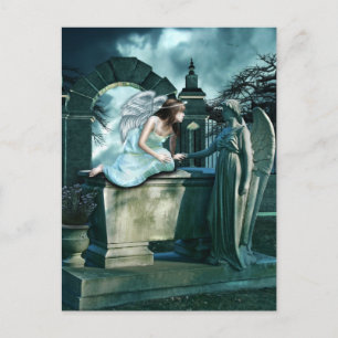 Angelic Curiosity Postcard Postkarte