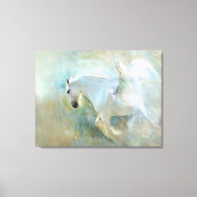 Angelic Horse Leinwanddruck (Vorderseite)