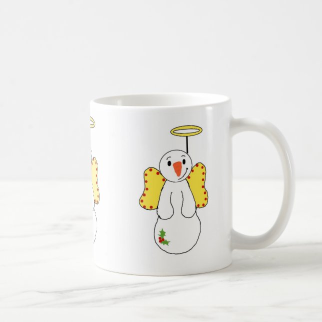 Angelic Snow Angels Kaffeetasse (Rechts)