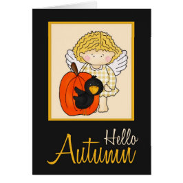 Angelica Herbst Engel Hallo Herbstkarte d2