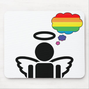Angelicon. Regenbogengedanken. Mousepad