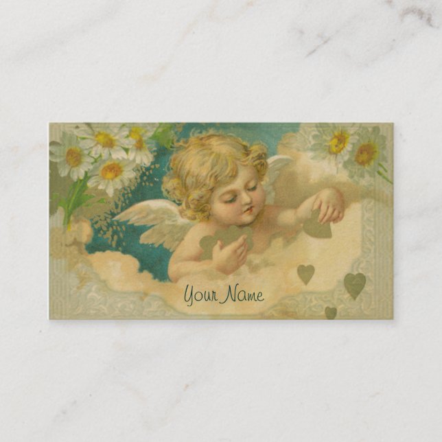 Angelika-elegante Engel-Visitenkarte Visitenkarte (Vorderseite)