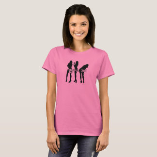 Angelika Gurl "Logo Gurls" [Schwarzes u. Weiß] T-Shirt