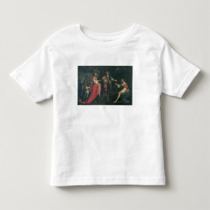 Angelika und festmachen, Medoro, 1634 (Öl auf Kleinkind T-shirt