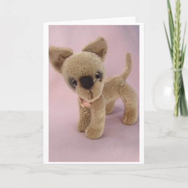 Angelina die Chihuahua Karte (Vorderseite)