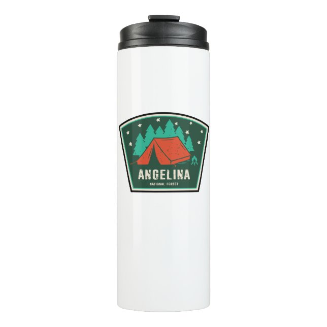 Angelina National Forest Camping Thermosbecher (Vorderseite)