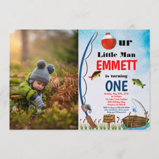 Angeljunge Junge 1. Lebensjahr Einladung