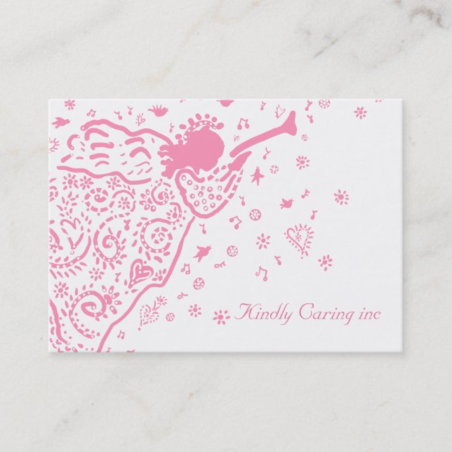 Angelkarte Visitenkarte (Vorderseite)