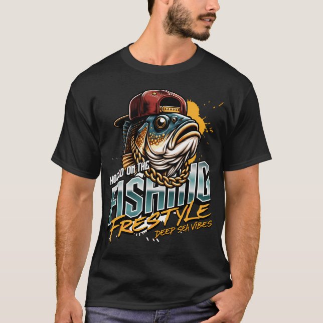 Angelköder T-Shirt (Vorderseite)