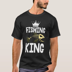 Angelköder-T-Shirt Skelett Fischgräten-Shirts Scha T-Shirt
