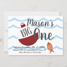 Angelköder verwandeln einen Fischmeer zum Geburtst Einladung