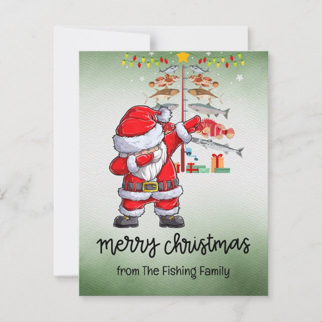 Angelliebhaber Weihnachten mit dem Weihnachtsmann (Vorderseite)