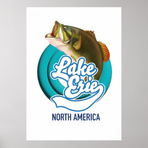 Angellogo "Lake Erie North America" Poster