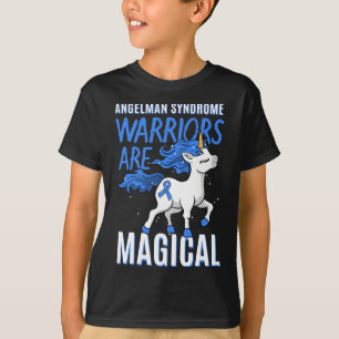 Angelman-Syndrom Krieger Happy Puppet Einhorn Lieb T-Shirt