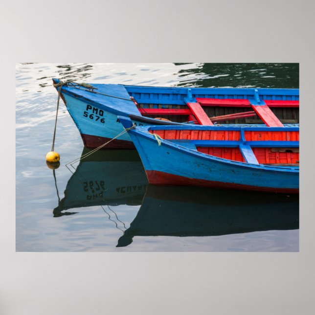 Angelmo Hafen, Fischerboote. Poster (Vorne)