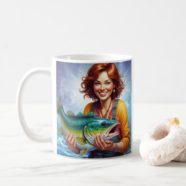 Angelmutter Kaffeetasse (Mit Donut)