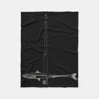 Angeln Amerikanische Flagge B Fisch Männer Frauen Fleecedecke