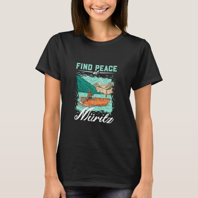 Angeln an der Müritz T-Shirt (Vorderseite)