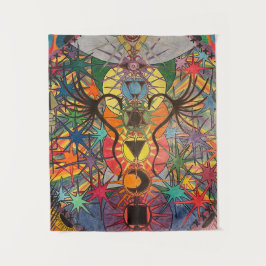 ANGELN AUF DER SEITE WANDTEPPICH