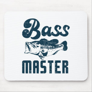 Angeln B Meister Lustiger Großmaul-Angler Männer F Mousepad
