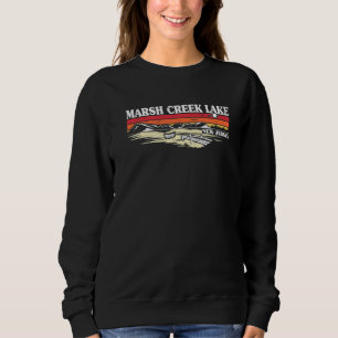 Angeln Bootfahren Camping See Urlaub Marsh Creek Sweatshirt
