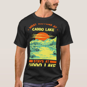 Angeln Bootfahren Camping Seebad Caddo Lake T-Shirt
