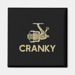 Angeln Cranky Lustig Angelndes Mädchen Frauen Ange Magnet